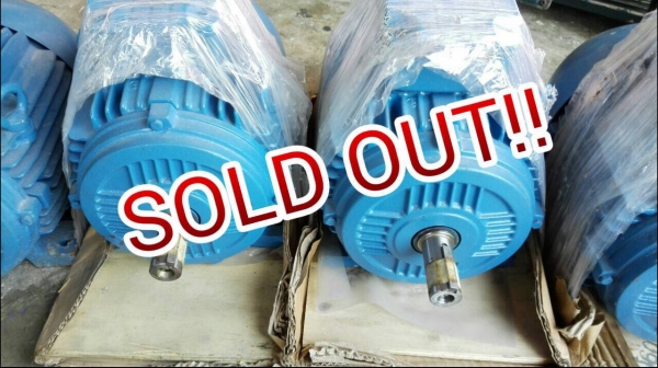 ******** Sold Out!! ******* มอเตอร์ WEG ขนาด 5.5 HP. 380V. 1450 RPM.เป็นของใหม่แกะลัง มี 5 ลูก.เหมามีราคาพิเศษครับ!!