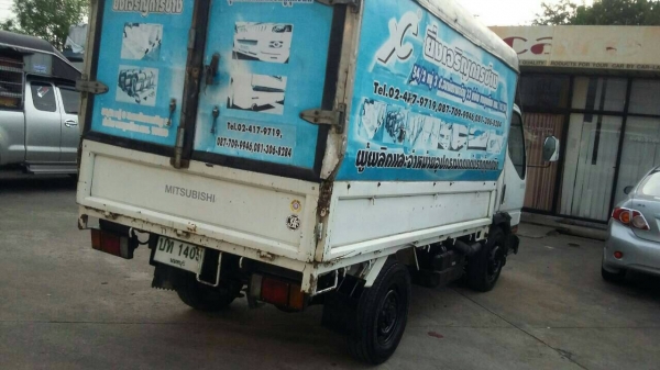 รถสี่ล้อป้ายเล็ก มิตซูแคนเตอร์ เครื่องเทอร์โบ แอร์พวงมาลัยเพลาเวอร์ เครื่องดี คันชีสวย เอกสารครบ ภาษีเต็ม
