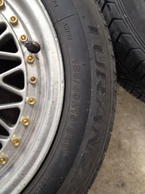 ขายล้อแม็ค พร้อมยาง ขอบ 15 สี่รู 100