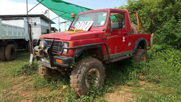 ขายรถ SUZUKI 4X4 ไม่มีเครื่องอย่างเดียว เกียร์ครบ คัสซีสวย เอกสารชุดโอนครบ ราคาต่อรองได้นิดหน่อยครับ ขายรถ SUZUKI 4X4 ไม่มีเครื่องอย่างเดียว เกียร์ครบ คัสซีสวย เอกสารชุดโอนครบ ราคาต่อรองได้นิดหน่อยครับ