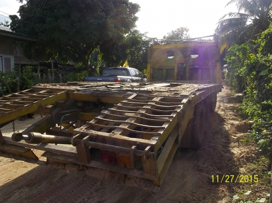 ขาย10ล้อเทเลอร์หางปลา ขึ้นแบคโค 120 อยู่ เอกสารพร้อมโอน