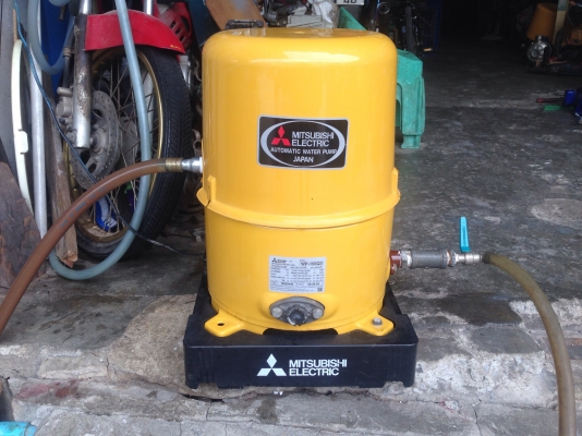 ขายปั้มน้ำอัตโนมัติ mitsubishi 100W สภาพสวย ตรวจเช็คแรงดันเรียบร้อย ไม่มีรั่วซึม พร้อมใช้งาน