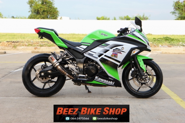 ขาย Kawasaki Ninja300 ABS รุ่นปี 2015 ตัวใหม่ฉลอง30ปี แต่งล้อ ER ทะเบียนพร้อมโอน