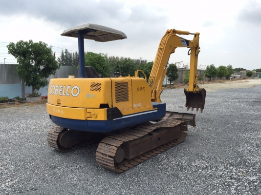 ขายรถแบคโฮโกเบโก้Sk042นำเข้าญี่ปุ่นไม่เคยใช้งานในไทยเอกสารพร้อมจดทะเบียน