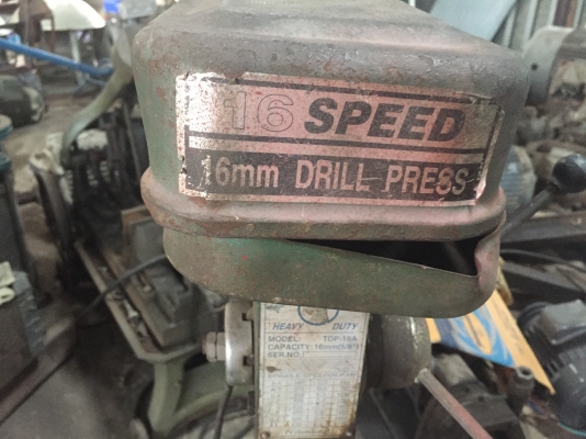 ขายสว่านแท่นspeed สูง1เมตร มอเตอร์1/2แรงใช้งานได้เลยครับ