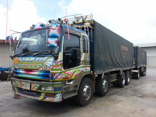 ขายด่วน พ่วง ISUZU GIGA 24 ล้อ 2เพลา เครื่อง360แรง ปี2556