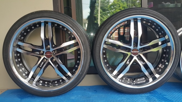 ล้อแม็ก19นิ้ว AME ENKEI SHALLEN xf55 5รู100 F8.5 R9.0 ออฟลึก