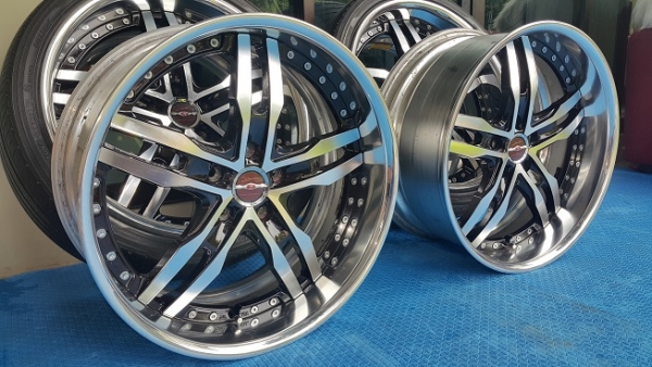 ล้อแม็ก19นิ้ว AME ENKEI SHALLEN xf55 5รู100 F8.5 R9.0 ออฟลึก