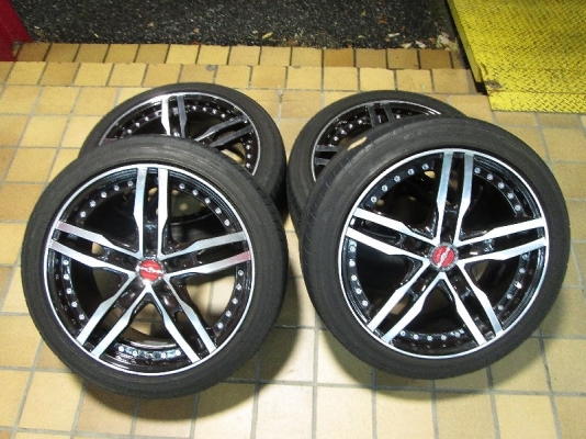 ล้อแม็ก19นิ้ว AME ENKEI SHALLEN xf55 5รู100 F8.5 R9.0 ออฟลึก