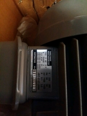 Moter hitashi 2hp 380v.ของใหม่ไม่ได้ใช้งาน Moter hitashi 2hp 380v.ของใหม่ไม่ได้ใช้งาน