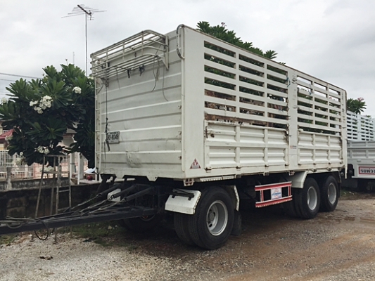 ขายรถพ่วง 22ล้อ HINO ซีรีส์500 344 ปี56 HiSpeed แม่ดัมพ์เสรีชัย ลูกไม่ดัมพ์เสรีชัย ลูกพ่วง3เพลายาว 7เมตร สภาพสวย