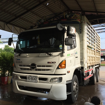 ขายรถพ่วง 22ล้อ HINO ซีรีส์500 344 ปี56 HiSpeed แม่ดัมพ์เสรีชัย ลูกไม่ดัมพ์เสรีชัย ลูกพ่วง3เพลายาว 7เมตร สภาพสวย