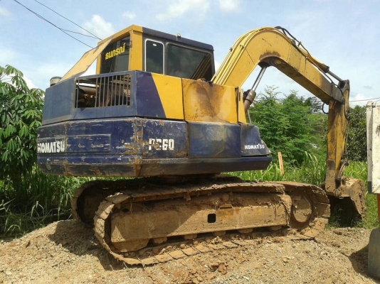 ขายรถแบคโฮ KOMATSU PC60-5 เอกสารสัญญาซื้อขาย รถใช้งานได้ดี ราคาต่อรองได้ครับ