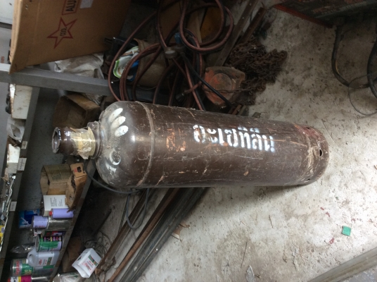 ถังแก็สอะเซทีลีนพร้อมถังลม1 ชุด