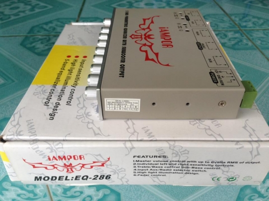 ปรี5แบน impor กลางแหลมจัดเบสหนัก สภาพใหม่ไม่เคยติดตั้ง ขาย 1150 บาท ปรี5แบน impor กลางแหลมจัดเบสหนัก สภาพใหม่ไม่เคยติดตั้ง ขาย 1150 บาท
