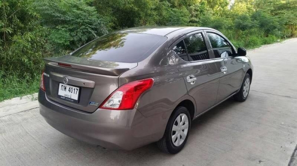 NISSAN ALMERA 1.2E ปี2013 เครื่องยนต์ 1200 CC สีน้ำตาล เกียร์ออโต้