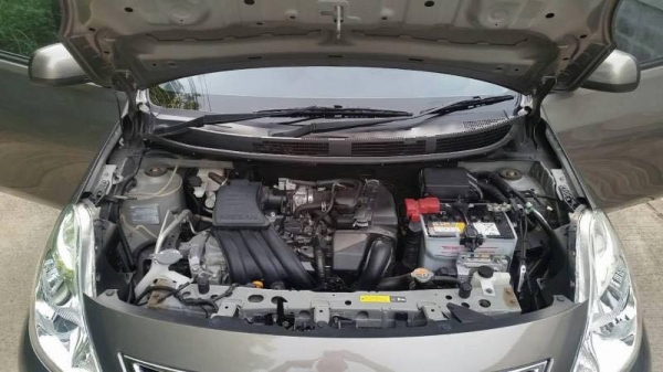 NISSAN ALMERA 1.2E ปี2013 เครื่องยนต์ 1200 CC สีน้ำตาล เกียร์ออโต้