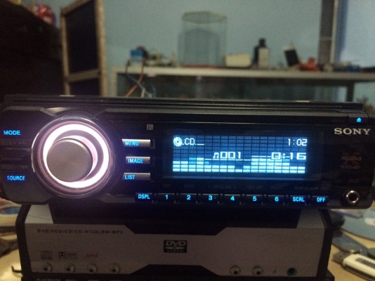 SONY CDX-GT71W รุ่นใหญ่ MP3-RW CD-RW FMคลื่นไทย AUX ปรีเอ้า3ชุด Bus Audio in1ชุด ไฟปุ่ม2สี หน้าจอไฟฟ้า ปรับระดับได้3ระดับ กราฟฟิกหน้าจอ สภาพสวย มือ2 อเมริกา