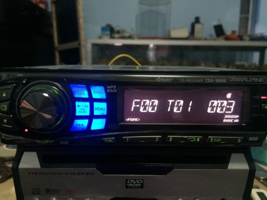 Alpine CDA-9856 รุ่นใหญ่ MP3-RW CD-RW FMคลื่นไทย IPODและAUXไม่มีสายต่อเป็นของที่ต้องซื้อเพิ่ม ปรีเอ้า3ชุด คุมกล่องCD สภาพสวย มีกล่องอุปกรณ์ครบ มือ2 อเมริกา