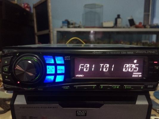 Alpine CDA-9856 รุ่นใหญ่ MP3-RW CD-RW FMคลื่นไทย IPODและAUXไม่มีสายต่อเป็นของที่ต้องซื้อเพิ่ม ปรีเอ้า3ชุด คุมกล่องCD สภาพสวย มีกล่องอุปกรณ์ครบ มือ2 อเมริกา