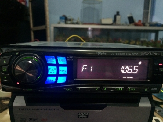 Alpine CDA-9856 รุ่นใหญ่ MP3-RW CD-RW FMคลื่นไทย IPODและAUXไม่มีสายต่อเป็นของที่ต้องซื้อเพิ่ม ปรีเอ้า3ชุด คุมกล่องCD สภาพสวย มีกล่องอุปกรณ์ครบ มือ2 อเมริกา