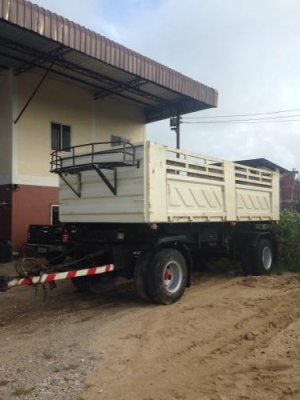 ขายลูกพ่วง2เพลาดั๊มพ์สามมิตรลอนเฉียง สภาพสวยพร้อมใช้งาน