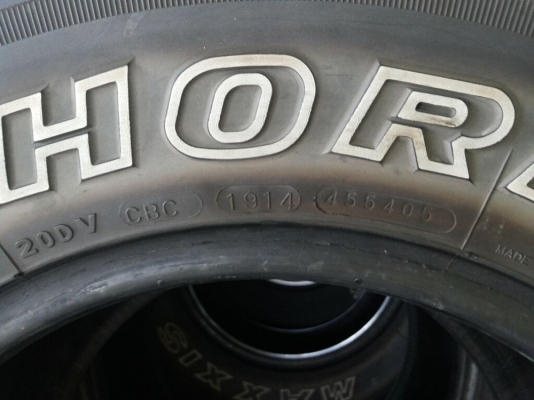 ขายยาง mud maxxis bighorn 762 ขนาด 33x12.5 ขอบ 15 ปี 2014