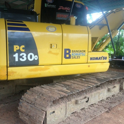 ขายดาวน์รถแบคโฮ KOMATSU  pc 130-8ทำงาน 5,&times;&times;&times;ชม. ราคา 380,000 ผ่อน  77,400&times;27 090-772-3710 090-772-3708