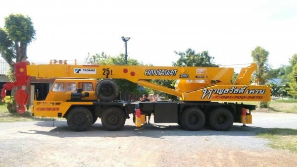 เครน tadano 25 ton / เครื่อง Mitsubishi v8