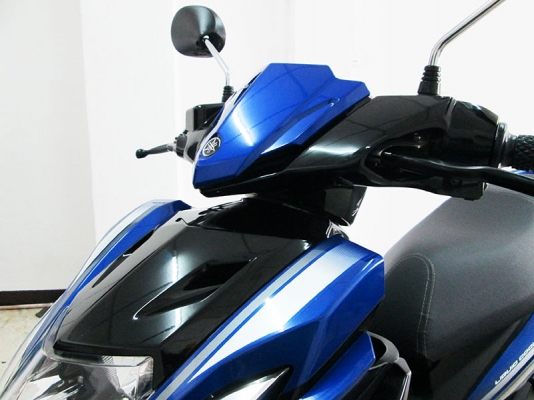 ขาย Nouvo SX ลาย GP Edition ตัว TOP ล้อแม็ก ปี 2014 ไมล์แท้ 7561 กม สภาพสวย เครื่องหัวฉีดประหยัดน้ำมัน แม็กสวยไม่คดไม่ดุ้ง มีกุญแจแท้ 2 ดอก สีน้ำเงิน ขาว ดำ ราคา 37900 บาท