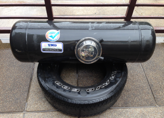 ถังแก็สขนาดใหญ่ สภาพสวยเพิ่งถอดออก