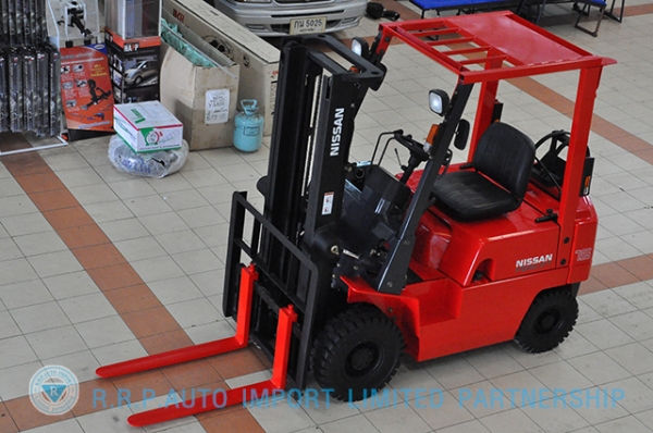 ขายรถโฟล์คลิฟท์มือสอง NISSAN  รุ่น NJ01 ราคา 145,000 บาท นำเข้าจากประเทศญี่ปุ่น 100\% ไม่เคยใช้งานในไทย