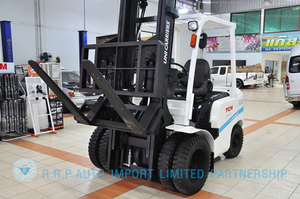 ขายรถโฟล์คลิฟท์มือสอง TCM รุ่น FHD25I3A  ราคา 445,000 บาท นำเข้าจากประเทศญี่ปุ่น 100\% ไม่เคยใช้งานในประเทศไทย