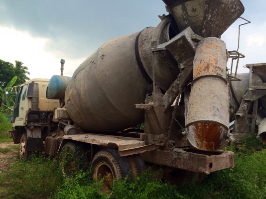 ขายด่วน รถโม่ปูน สิบล้อสองเพลา พร้อมใช้งาน  เอกสารพร้อม