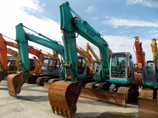 มาใหม่อีกแล้วรถขุด KOBELCO SK135SR พร้อม line หัวเจาะ