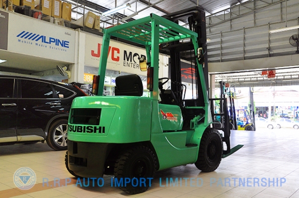 ขายรถโฟล์คลิฟท์มือสอง MITSUBISHI รุ่น FG25 ราคา 275,000 บาท นำเข้าจากประเทศญี่ปุ่น 100\% ไม่เคยใช้งานในประเทศไทย