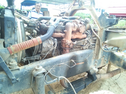 10ล้อดั้ม ISUZU ROCK 240ปี35หัวขาวทำฟ้าเครื่องใหม่6BG-250แรงม้า