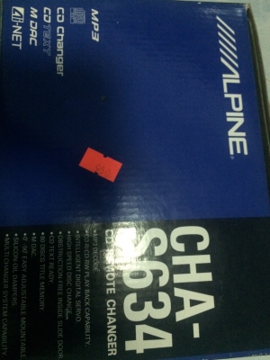 Alpine CHA-S634 MP3-RW CD-RW ตู้6แผ่น สภาพสวย อุปกรณ์ครบยกกล่อง มือ2 อเมริกา Alpine CHA-S634 MP3-RW CD-RW ตู้6แผ่น สภาพสวย อุปกรณ์ครบยกกล่อง มือ2 อเมริกา