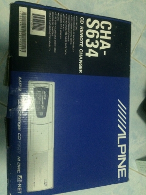 Alpine CHA-S634 MP3-RW CD-RW ตู้6แผ่น สภาพสวย อุปกรณ์ครบยกกล่อง มือ2 อเมริกา