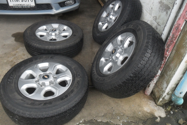 ล้อแม็ก 16นิ้ว 6รู เชฟ พร้อมยาง สวยๆ 4 ล้อ ลดราคาเหลือ 5500 บาท ล้อแม็ก 16นิ้ว 6รู เชฟ พร้อมยาง สวยๆ 4 ล้อ ลดราคาเหลือ 5500 บาท