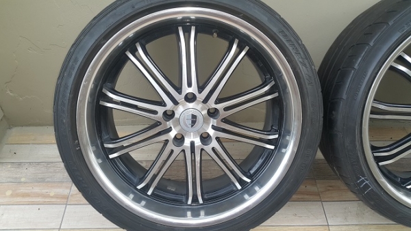 ขายล้อ WORK SCHWERT SC1  19" กว้าง8.5 4วง  ออฟลึก หลบเบรกใหญ่  ไม่คด ไม่ดุ้ง ขอบเลสสวย