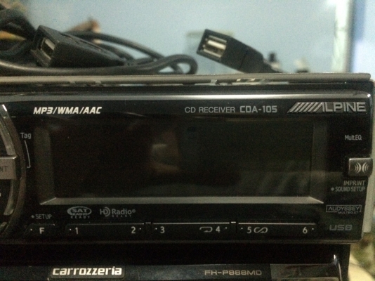 Alpine CDA-105 24Bit DAC USB IPOD MP3-RW CD-RW FMคลื่นไทย ปรีเอ้า3ชุด คุมกล่องCD พร้อมรีโมทและสายต่อUSB สภาพสวยมากๆๆ มือ2 อเมริกา Alpine CDA-105 24Bit DAC USB IPOD MP3-RW CD-RW FMคลื่นไทย ปรีเอ้า3ชุด คุมกล่องCD พร้อมรีโมทและสายต่อUSB สภาพสวยมากๆๆ มือ2 อเมริกา