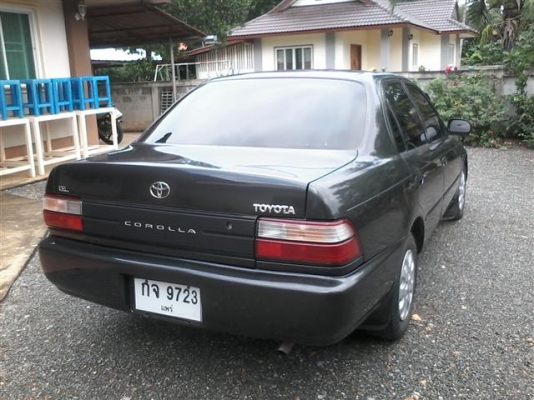 ขายโคโรล่า 1.3 GL โฉมสามห่วงเอกสารพร้อมโอนภาษีเต็มสวยทั้งภายนอกและภายในเครื่องดีช่วงล่างดีแอร์เย็นเจ้าของรักษาดี