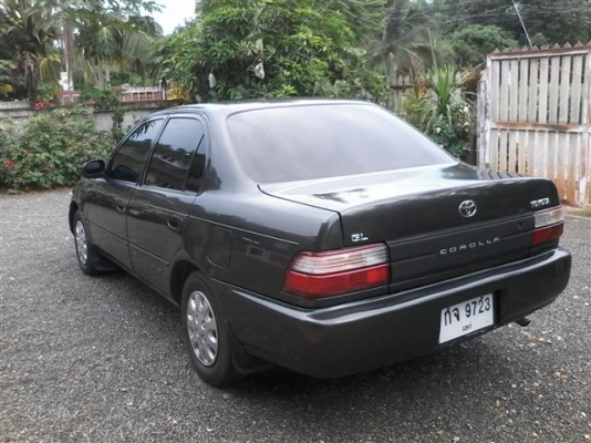 ขายโคโรล่า 1.3 GL โฉมสามห่วงเอกสารพร้อมโอนภาษีเต็มสวยทั้งภายนอกและภายในเครื่องดีช่วงล่างดีแอร์เย็นเจ้าของรักษาดี
