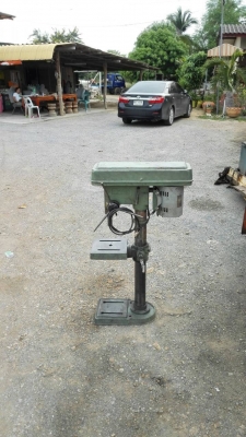 ===== Sold Out!! ===== สว่านแท่น KING ขนาดกลาง สภาพนางฟ้า มอเตอร์ 1/2 HP. 220V. ไฟบ้าน แน่นทุกจุด 089-2499-123 นครปฐม