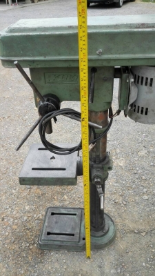 ===== Sold Out!! ===== สว่านแท่น KING ขนาดกลาง สภาพนางฟ้า มอเตอร์ 1/2 HP. 220V. ไฟบ้าน แน่นทุกจุด 089-2499-123 นครปฐม