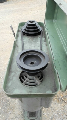 ===== Sold Out!! ===== สว่านแท่น KING ขนาดกลาง สภาพนางฟ้า มอเตอร์ 1/2 HP. 220V. ไฟบ้าน แน่นทุกจุด 089-2499-123 นครปฐม