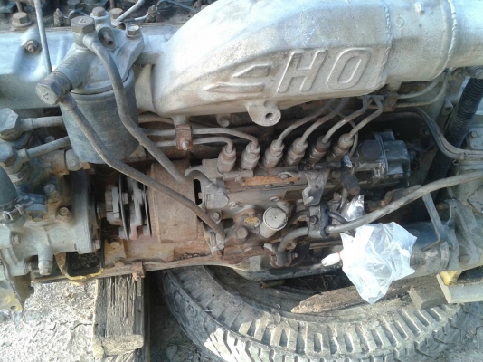 ขายเครื่องฮีโน่HO7Dเทอร์โบ เครื่องแน่นยกลงจากรถเกี่ยวพร้อมใช้