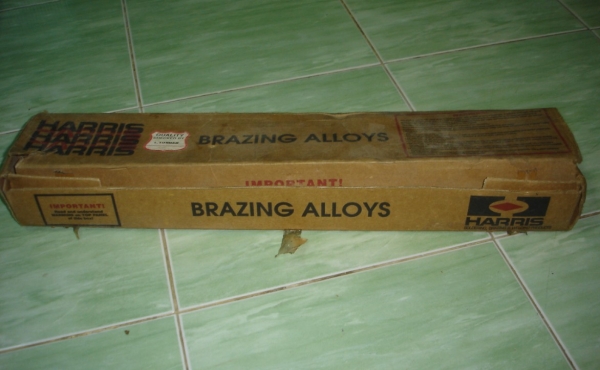 ขายลวดเงินเชื่อม 5\% HARRIS แบบแบน (Silver Brazing Alloys)1.3x3.2