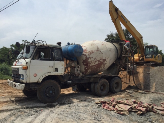 ขายด่วน 10 ล้อ โม่ปูน NISSAN CW30M เครื่อง PE6 ยางดี ภาษีเต็มพร้อมใช้